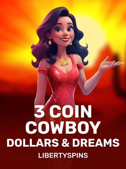 3 Coin Cowboy Dollars & Dreams game tile